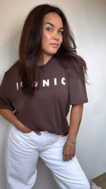 ICONIC TEE brown