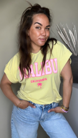 Malibu tee yellow