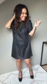 Sparkle black tee dress