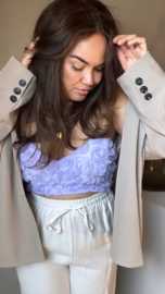 Purple flower top