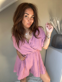 Pink playsuit