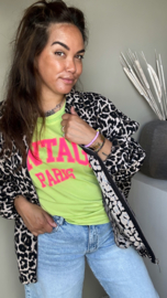 Vintage Paris tee green