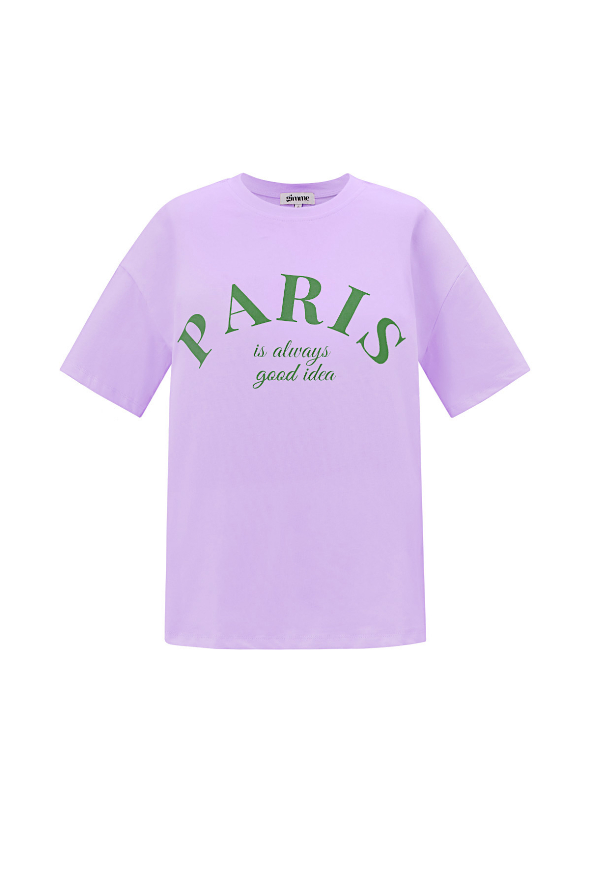 Paris tee lila