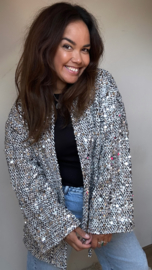 Boho jacket glitter