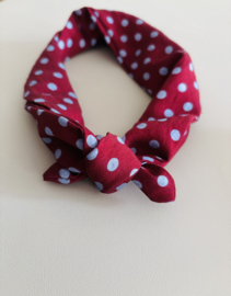 Polkadot rood/blauw