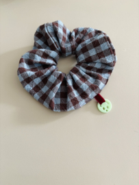 Ruit bruin/blauw