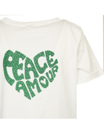 T-shirt Peace Amour