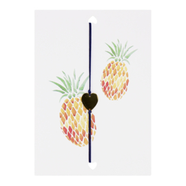 Card with a bracelet