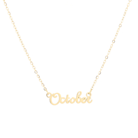 Birth month necklace