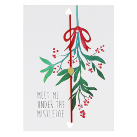 Wenskaart Mistletoe