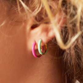 Earrings Color hoop