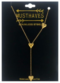 Ketting Ha ha hartjes