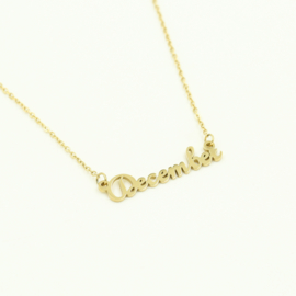 Birth month necklace