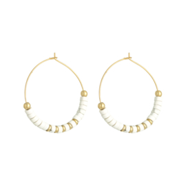 Oorbellen Beaded hoops