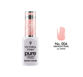 Gellak Victoria Vynn™ Gel Nagellak - Gel Polish - Pure Creamy Hybrid - 8 ml - Midnight Pearl - 004 - Perzik
