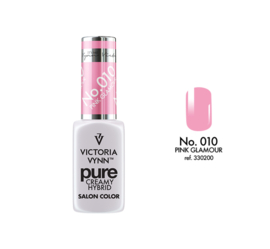 Gellak Victoria Vynn™ Gel Nagellak - Gel Polish - Pure Creamy Hybrid - 8 ml - Pink Glamour - 010 - Rose