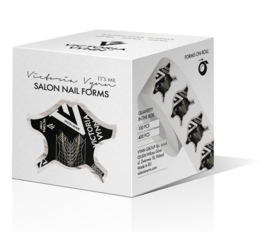 Victoria Vynn Sjablonen - Salon Nail Forms Zwart 400 St.