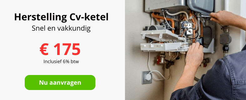 Herstelling cv-ketel aanvragen