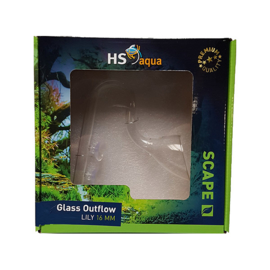 HS aqua glazen uitstroom 16 mm