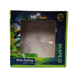 HS Aqua Glazen Uitstroom 16 mm