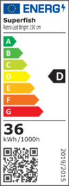 Superfish Retro LED Bright 150cm