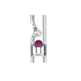 ADA Glass Check Valve "Cabochon Ruby"