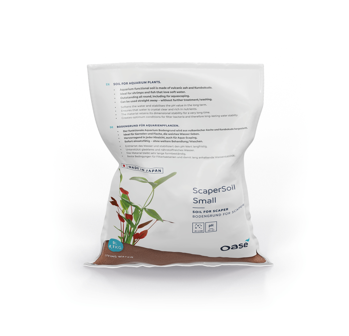 Oase Scaperline Soil Small 9 liter Bruin