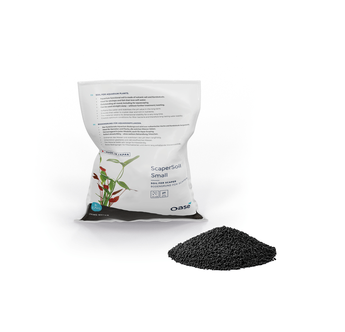 Oase Scaperline Soil Small 3 liter Zwart