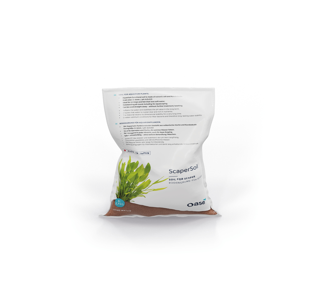 Oase Scaperline Soil 3 liter Bruin