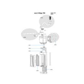 Sera X-Edge 700 Hoekfilter