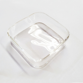 ANM Voederschaal glas 6 x 6 cm