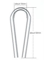 Chihiros U-clip Acryl 4 - 6 mm (glasdikte max 12 mm) 4 stuks