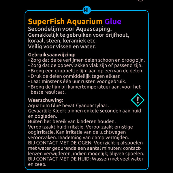 Verhoogd Algemeen Klagen Superfish aquascaping glue los | Overige | maanvisshop