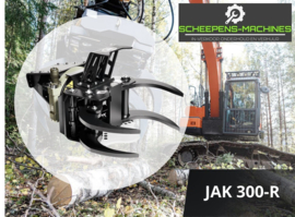 JAK-300 Rotator Tree Shear Grapple CW30