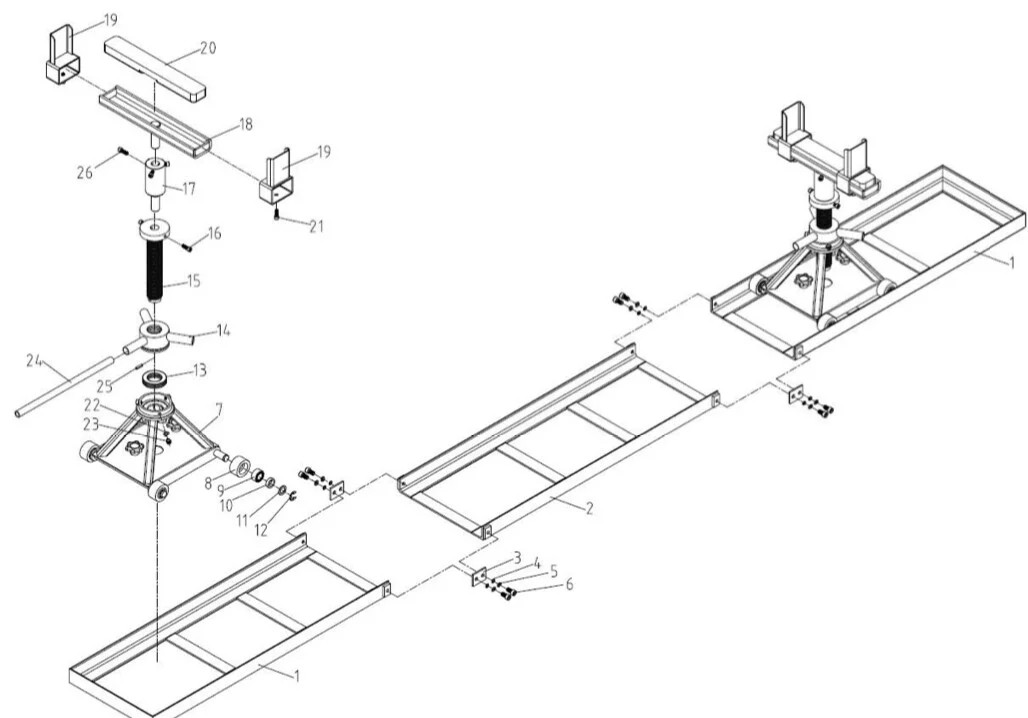 Tractor splitrail