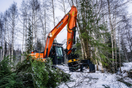 JAK-400C  Tree Shear Grapple CW30 CW40