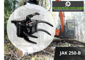 JAK-250B Tree Shear Grapple CW10