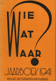 Wie Wat Waar, jaarboek 1941