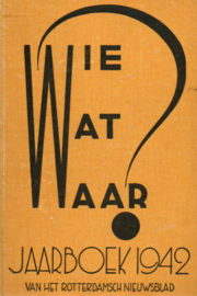 Wie Wat Waar, jaarboek 1942