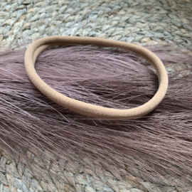 Beige haarbandje