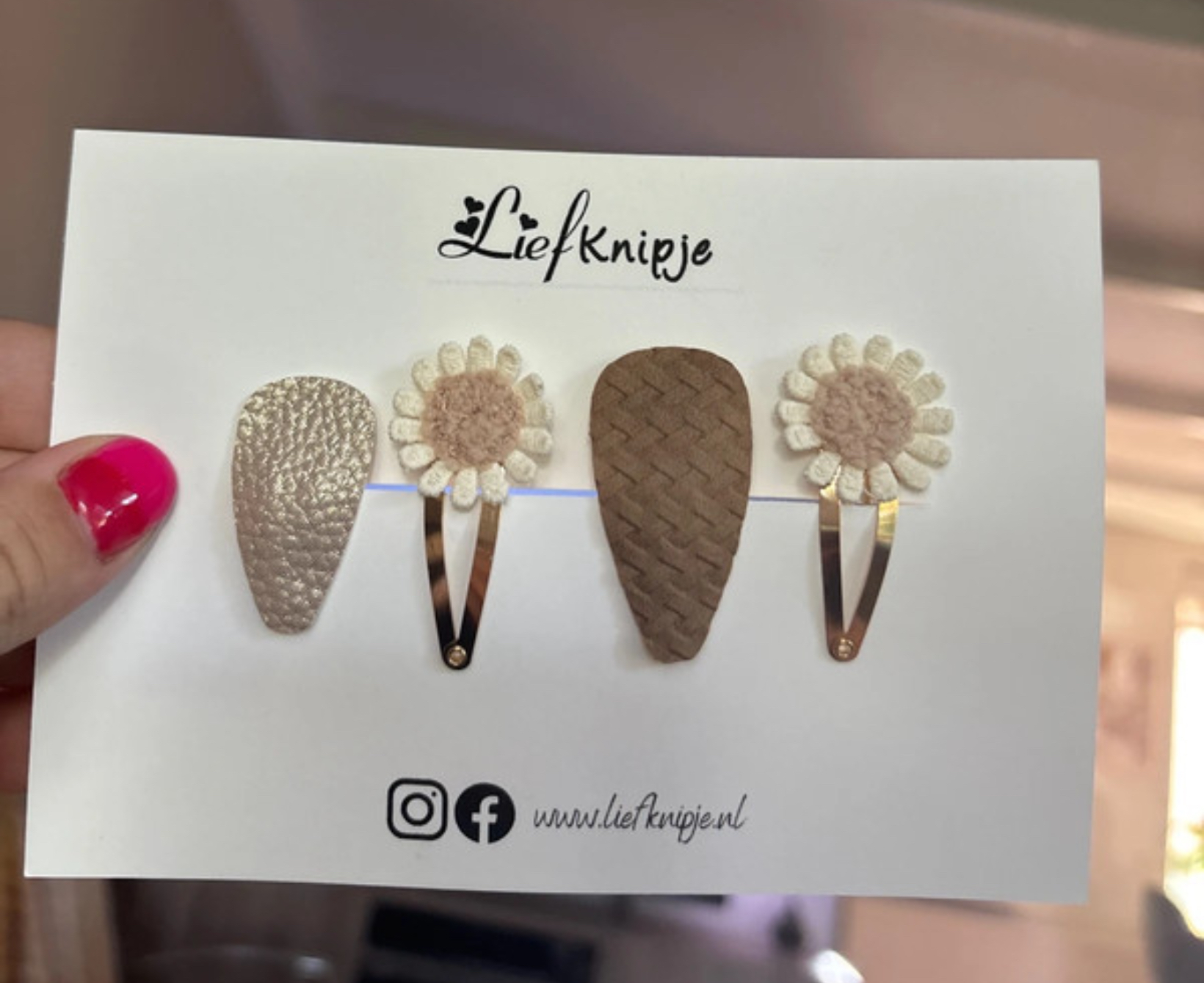 Setje beige