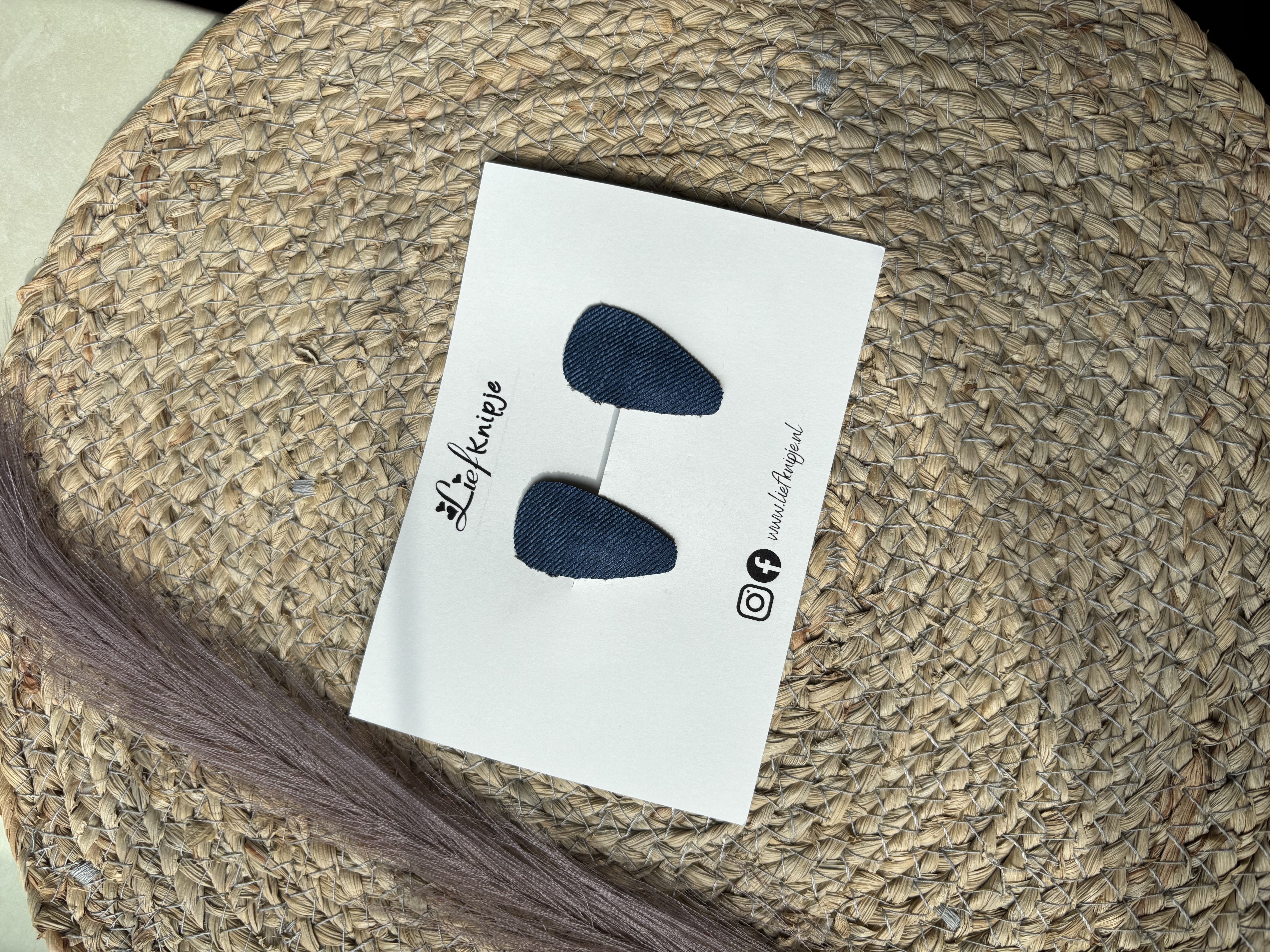 Haarspeldjes denim