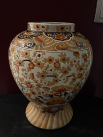Vintage Japanse Satsuma vaas met deksel 36cm