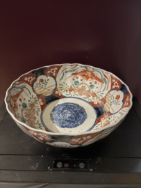 Prachtige antieke Japanse Imari schaal 24cm groot