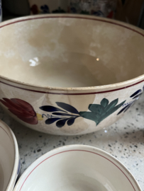 6 delige schalenset 10-23 cm uit jaren 20-50