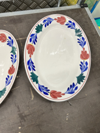 Schalen set , broodschaal vleesschaal en belegschaaltje