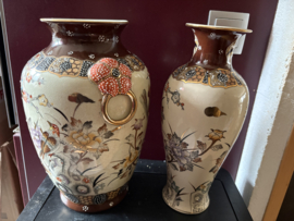 Set Japanse Satsuma Vazen 30 centimeters