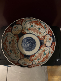 Prachtige antieke Japanse Imari schaal 24cm groot