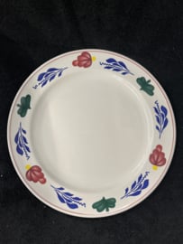 Plat bord 27cm licht gebruikt