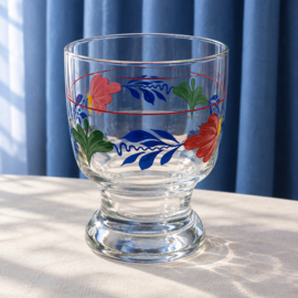 Boerenbont Sapglas op voet (zeldzaam collectors item)